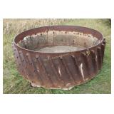 iron wheel water tank
