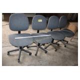 4 office chairs