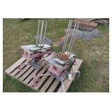 2 Aerial Assault clay pigeon throwers
