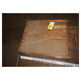 small glass front display cabinet