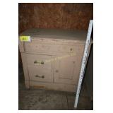 vintage wooden cabinet small