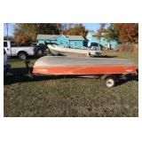 Lund boat & 1952 Shorelander trailer
