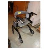 Nitro rolling walker w/seat