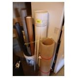 landscape fabric and paper