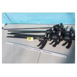 Ratcheting bar clamps 6ct