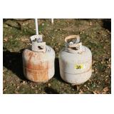2 propane tanks
