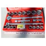 3/4" drive socket set