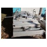 Aluminum wheel chair lamp