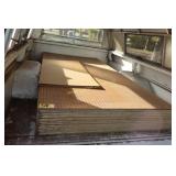 peg board & outdoor paneling sheets