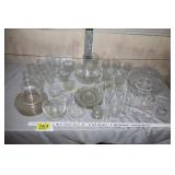 Princess House/etched glass - stemware, bowls, etc