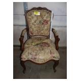 Floral sitting chair