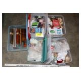 Christmas ornaments, lights & candles