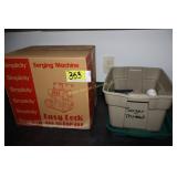 Simplicity serging machine NIB serger thread