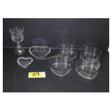 Heart glassware