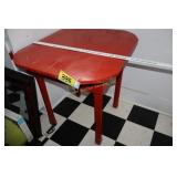 small red table