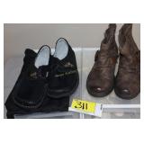 Allegria shoes 41 like new, Earth Boots 9.5 used