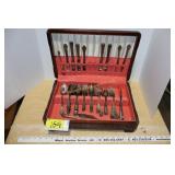Rogers & Debonair Silverplated flatware in box
