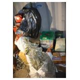 Christmas trees, ornaments, serving pieces, etc