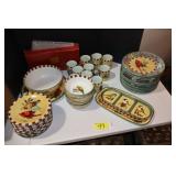 Lenox Winter Greetings serving, plates, bowls, cup