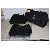 3 black Thirty One bags NWT