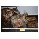 Leopard Print travel accessories bags