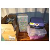 Dolls, candle holders, etc