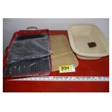 Bakeware & grill pan w/plates