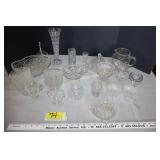 Glass decor & serving pieces