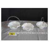 Fenton (& Fenton Style) milk glass