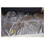 Glass serving pieces