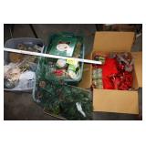 Christmas decor, mini trees, etc