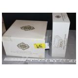 Shannon Crystal Cake Plate & Napkin Holder in box
