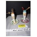 Vintage Hat pin holders w/ pins