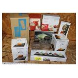 Variety of serving pieces most in box