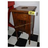 vintage wooden stand