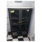 Glass front cabinet - wooden