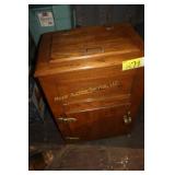 Small vintage ice box