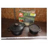 3 cast iron dutch ovens