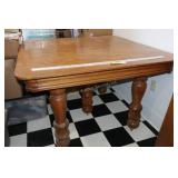 Antique Dining Table with 4 Leaves