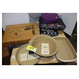 Pampered Chef stoneware, freezer packs, etc