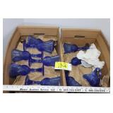 Vintage Avon Fostoria Goblets, pitcher, etc