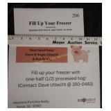 Fill Up Your Freezer