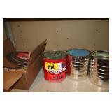 sandpaper wheels, grinder wheels, etc