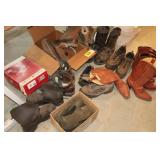 assortment of boots size 9 1/2 & 10