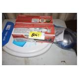 TV antena, padded toilet seat, aromatherapy