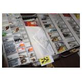 vintage tackle box full of tackle