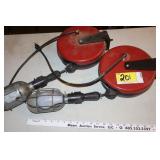 (2) Trouble Lights with cord reel