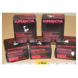 9mm Tracer ammo red 20 rounds ea