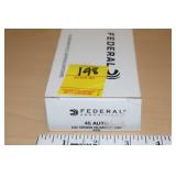 45 Auto Federal 230 grain 50 rounds ea