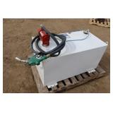 100 gallon gas tank w/pump